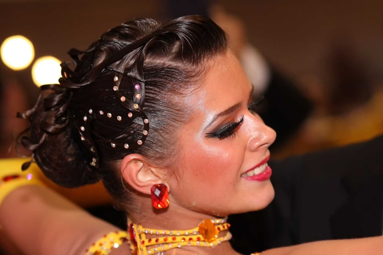 Прически для бальных танцев