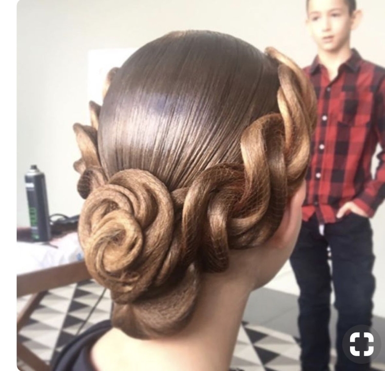 Прически для бальных танцев