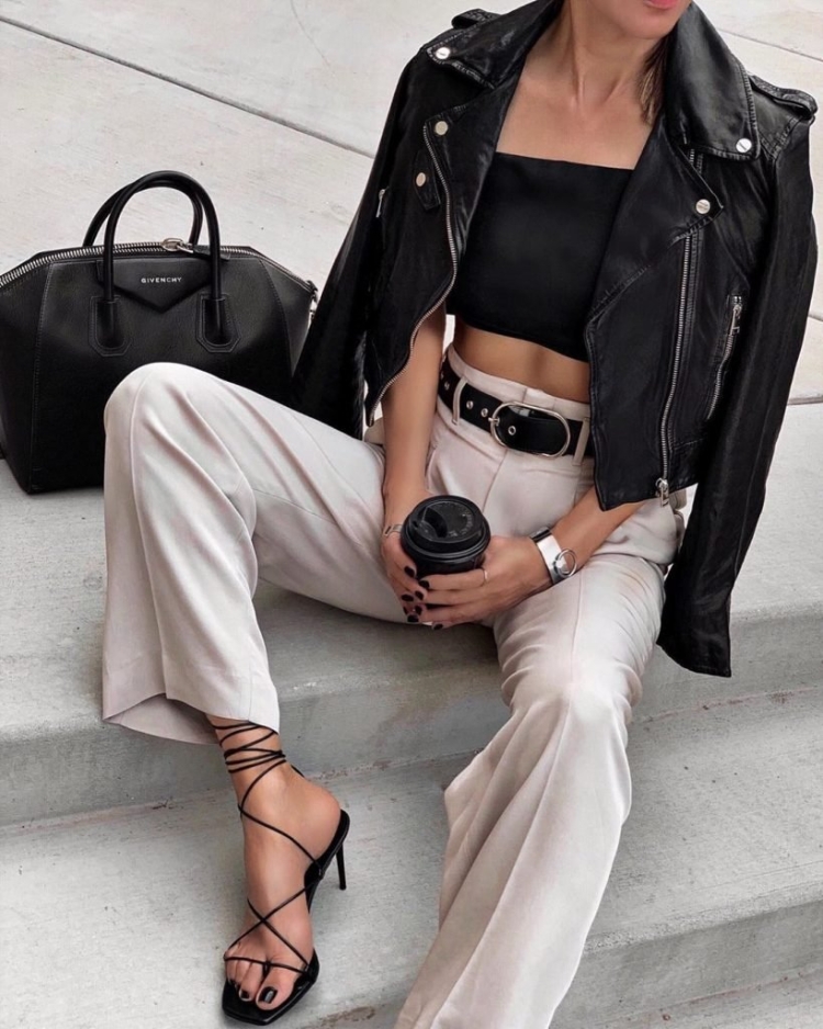 Стильный и дерзкий образ для женщины