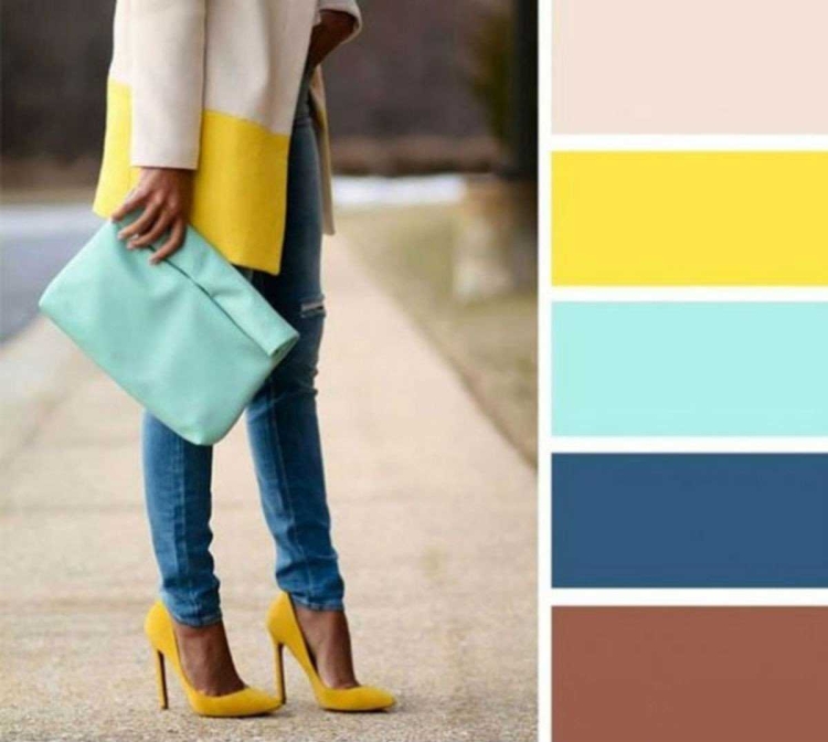 Сочетания с желтым