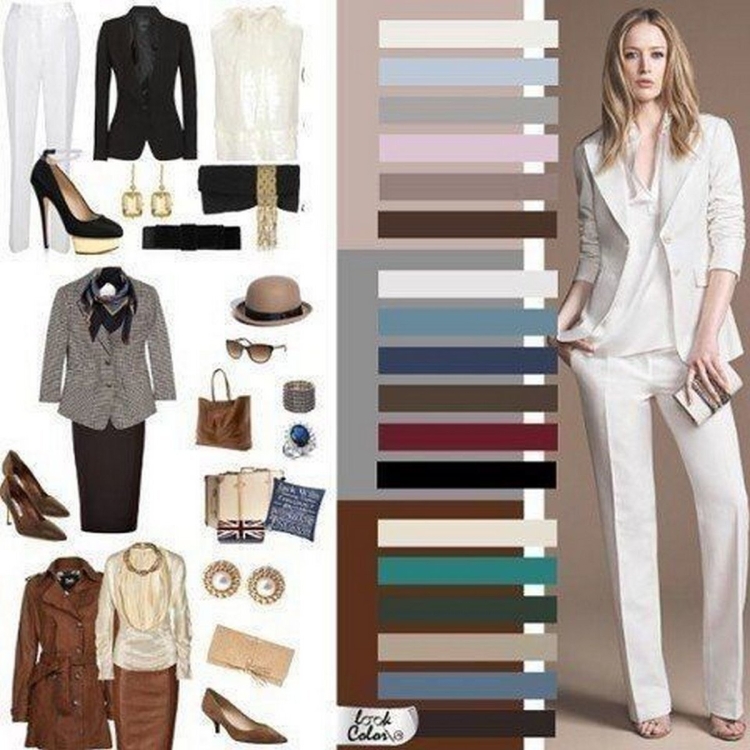 Стиль сочетание цветов в одежде