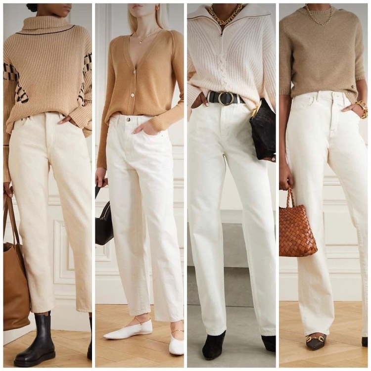 Молочные джинсы вещь