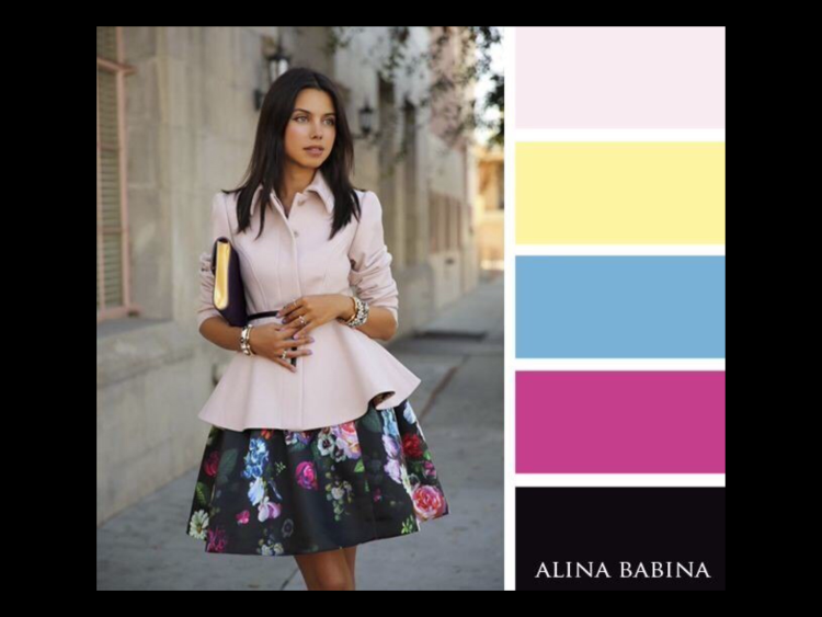 Стильные цветосочетания в одежде