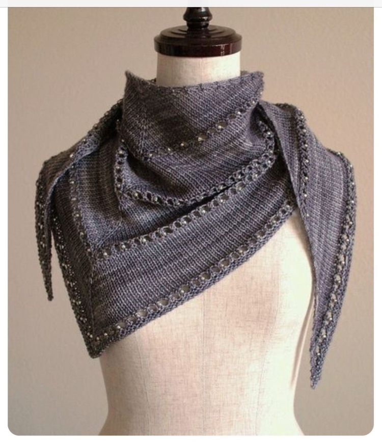 Шаль бактус спицами