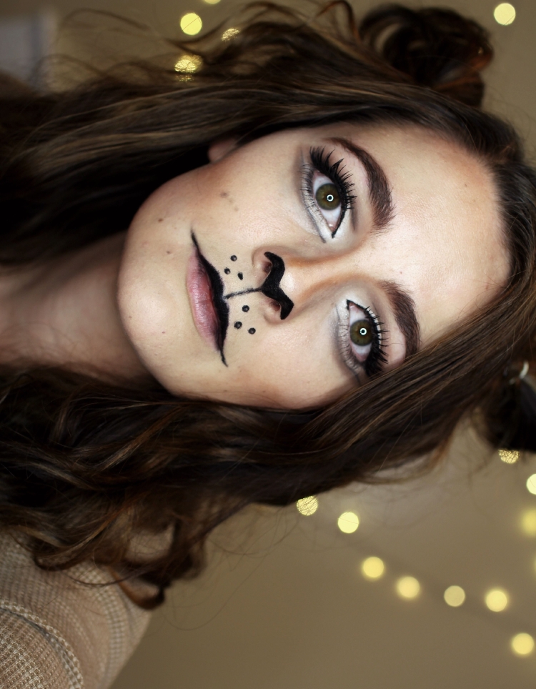 Грим крысы на лице