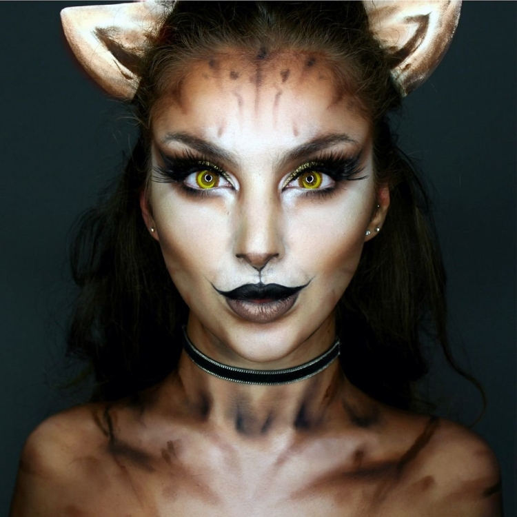 Макияж в стиле животных