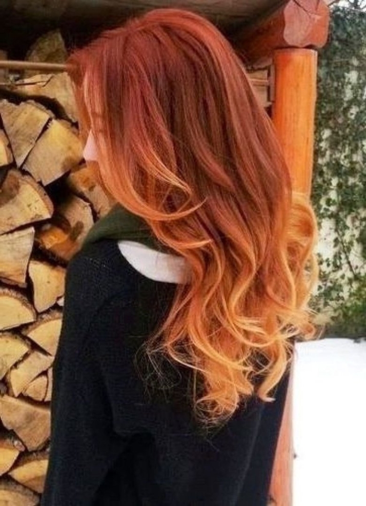 Омбре рыжий