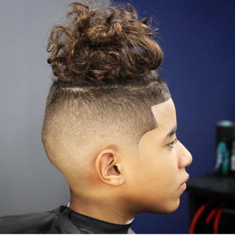 Причёска полубокс для мальчика