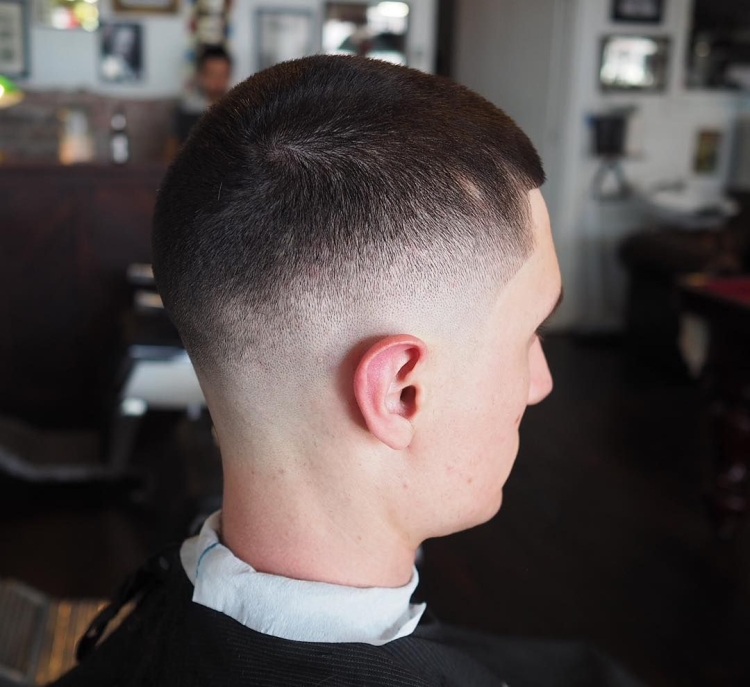 Армейская стрижка полубокс для мальчиков