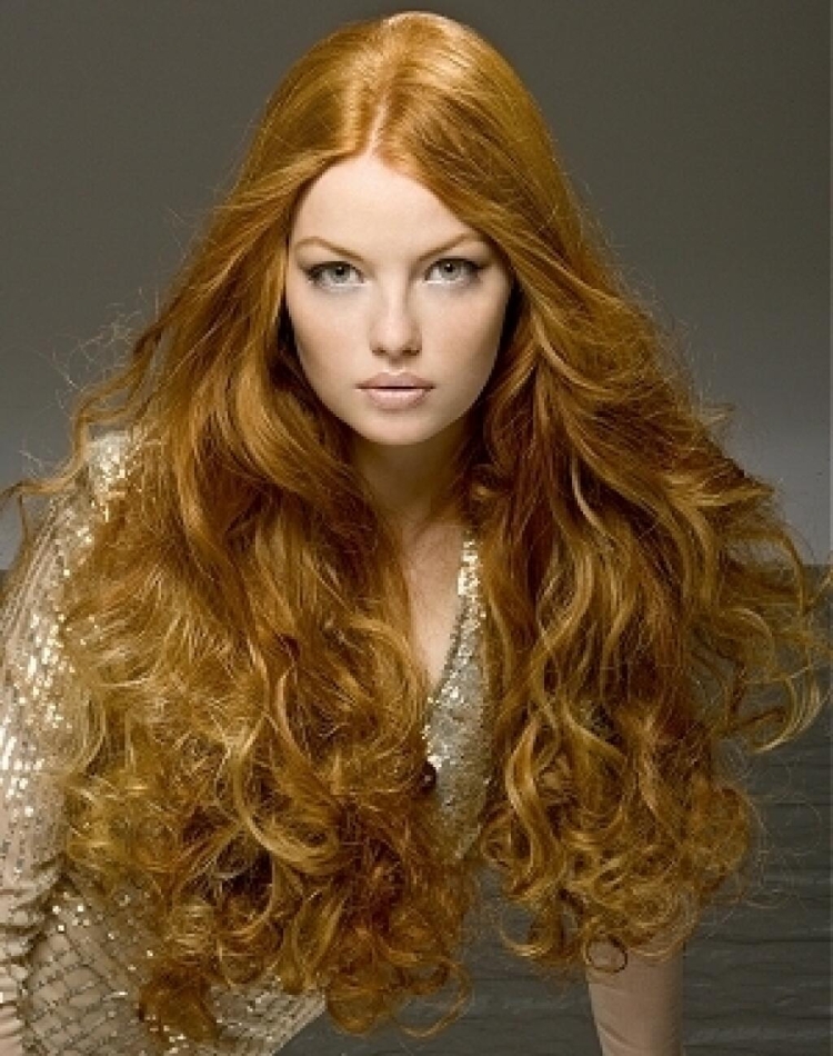 Шикарные золотистые волосы