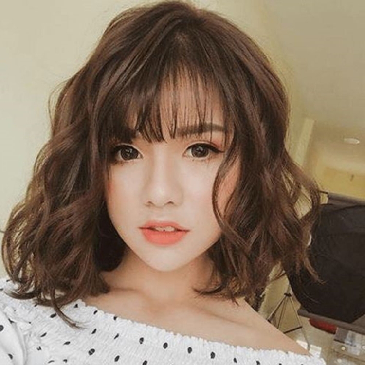 Корейская челка кудрявая
