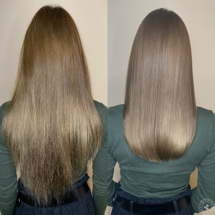 Подравнивание кончиков Каскад