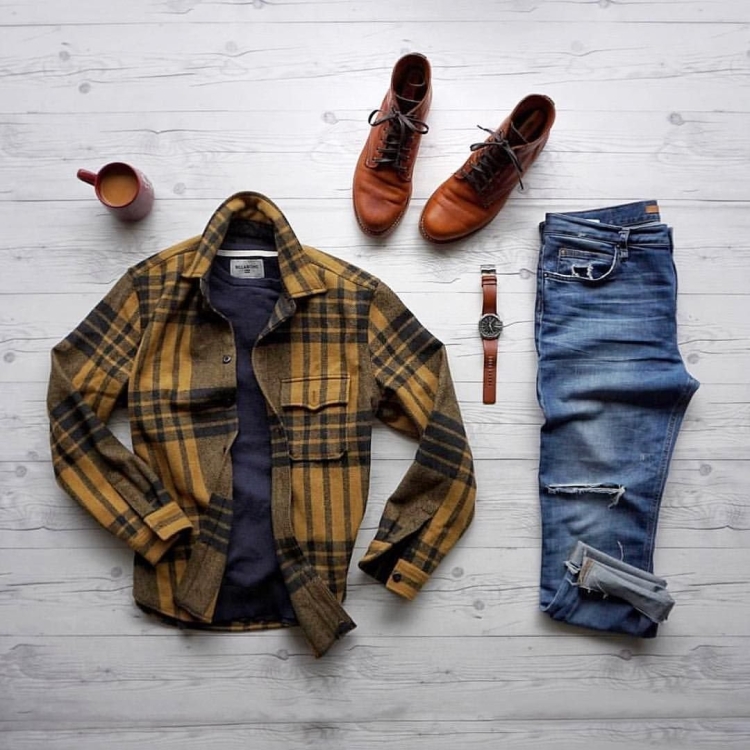 Стиль лесоруба в одежде мужской
