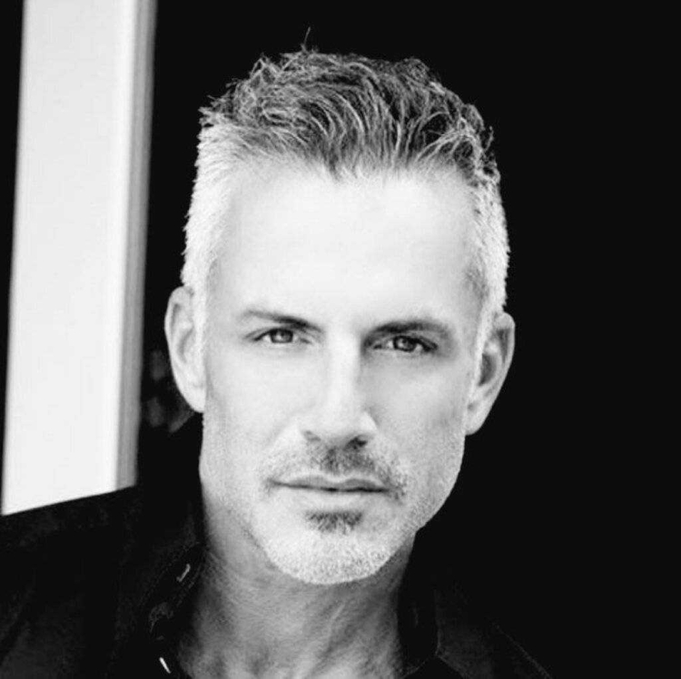 Мужские стрижки Седые волосы