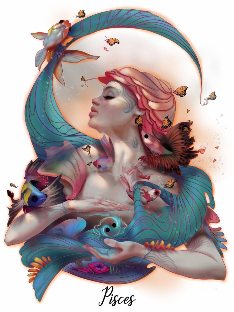 Знаки зодиака "рыбы"