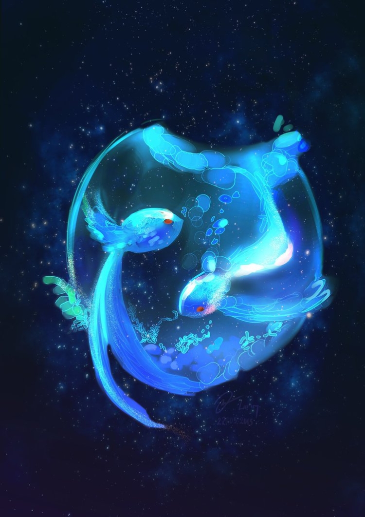 Красивые рыбы арт