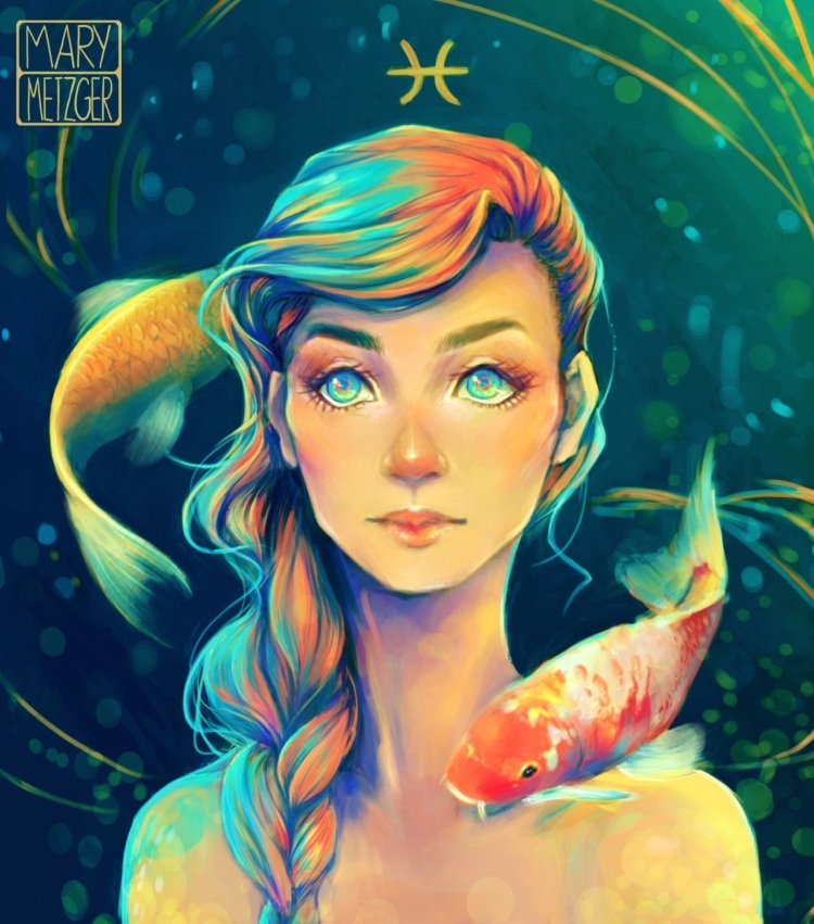 Tati Moons Art Zodiac рыбы