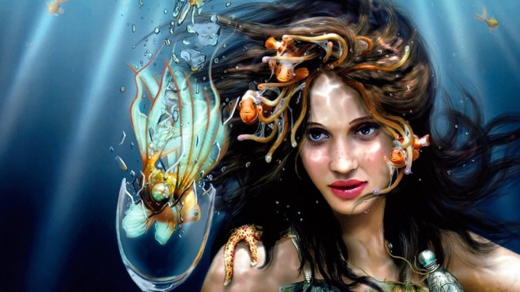 Девушка с рыбой