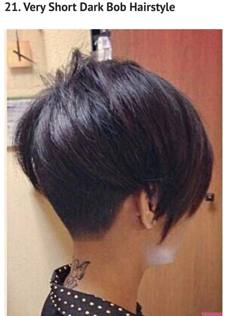 Боб-каре на короткие с длинным затылком