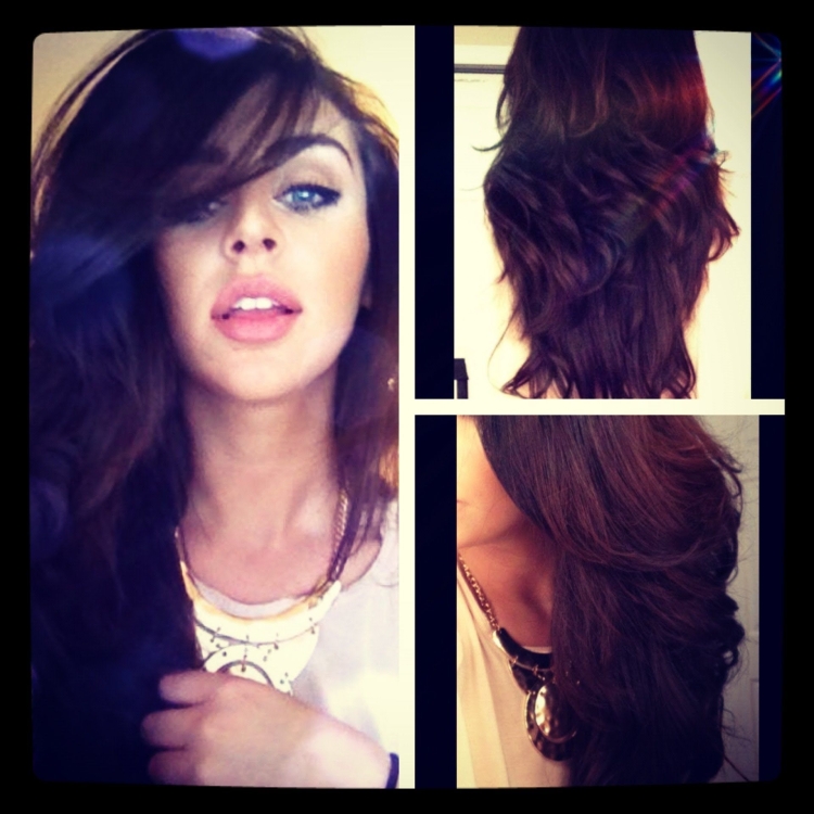 Каскад на длинные волосы самостоятельно