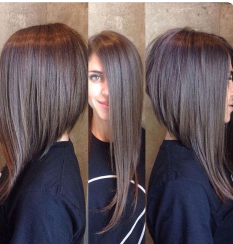 Стрижка Боб на длинные волосы придающая объем без челки