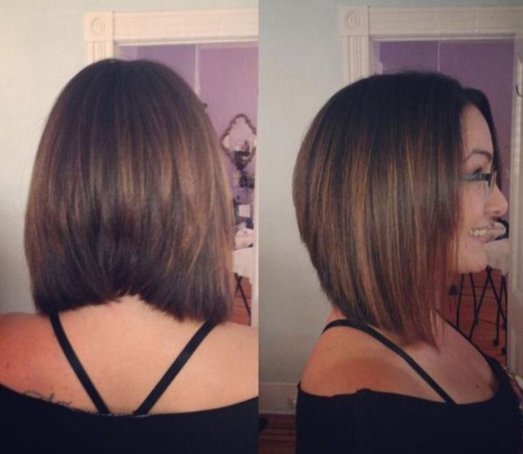 Каре Боб градуированное до плеч