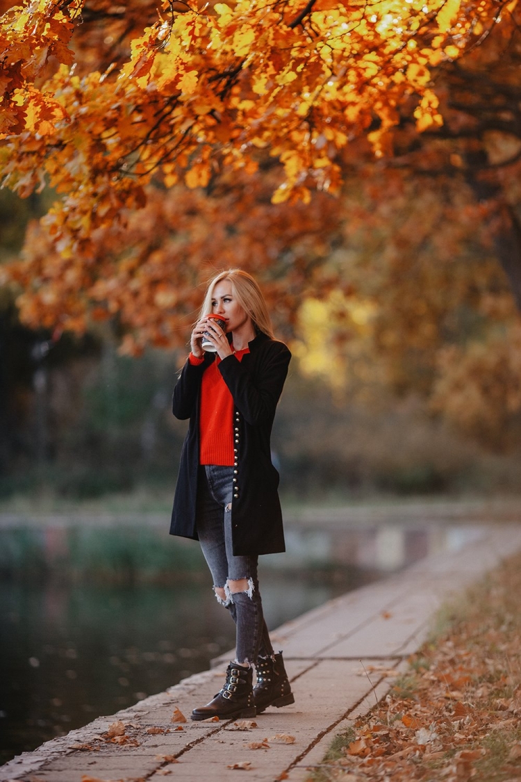 Прогулочная осенняя фотосессия