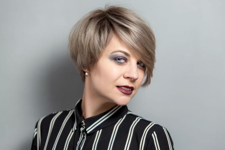 Стрижка на короткие волосы для женщин 40