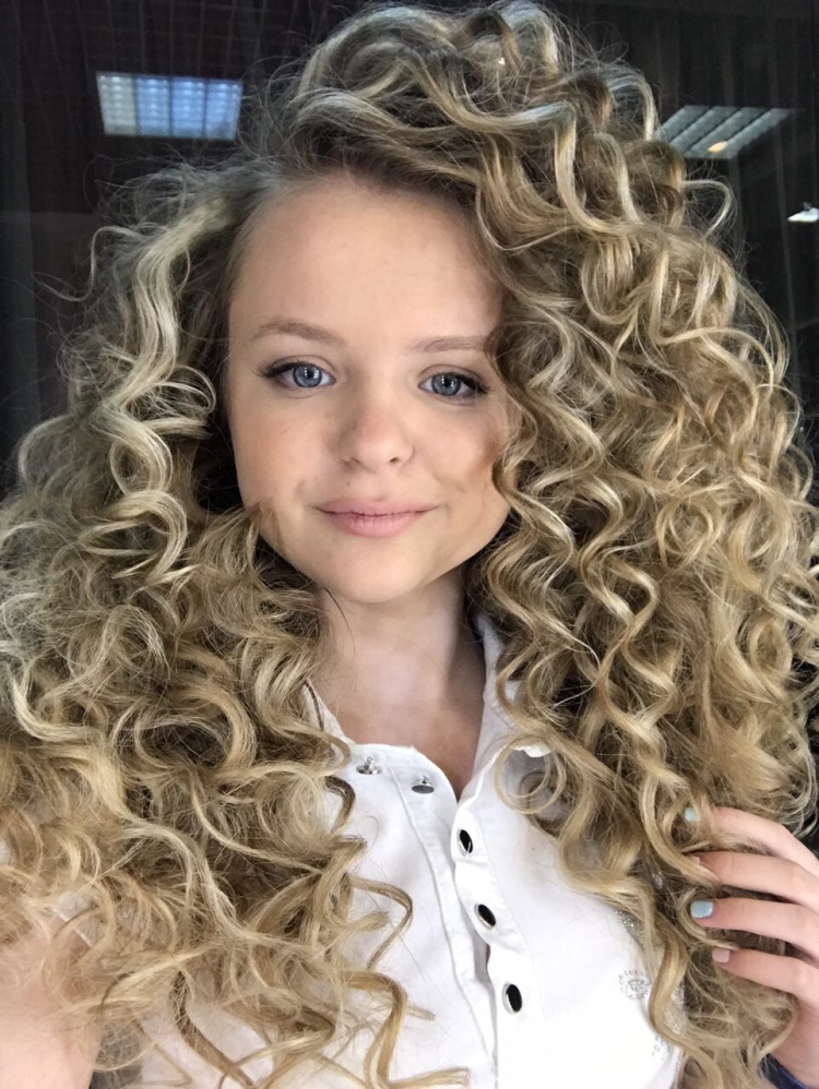 Кудряшки на средние волосы ребенку