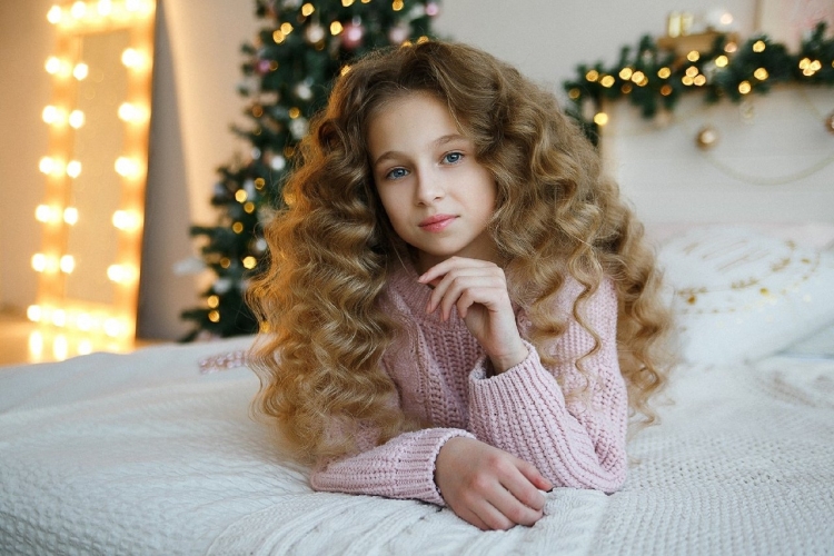 Кудри ребенку на новый год