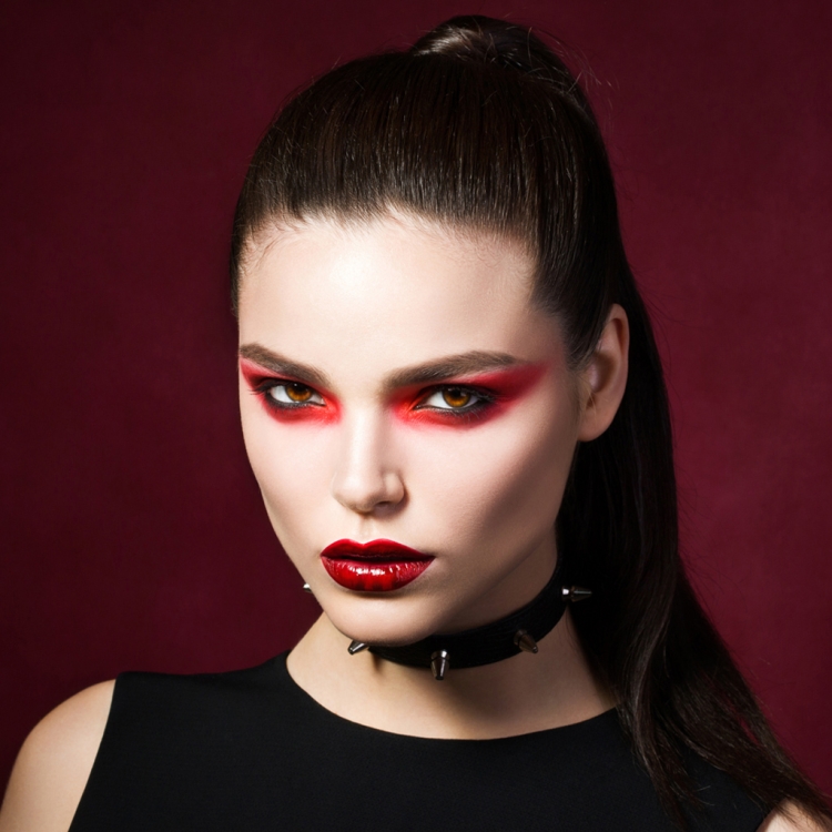 Макияж вампирши на Хэллоуин