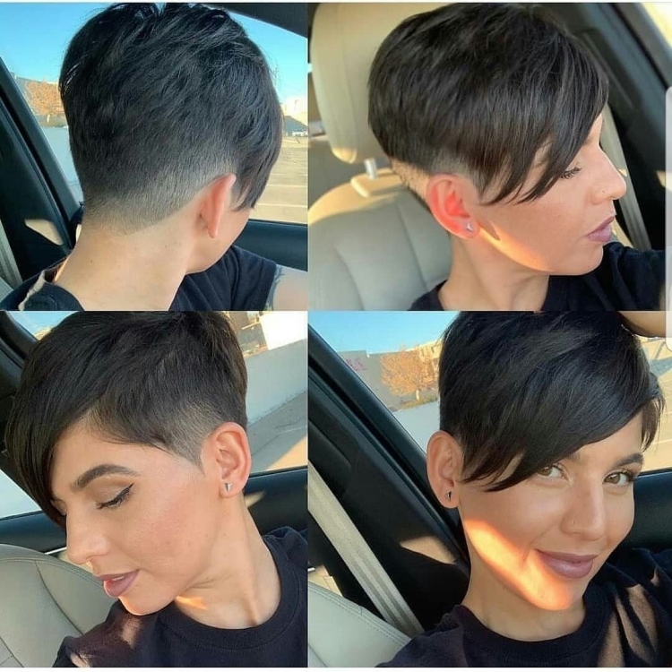 Короткие женские стрижки с разных ракурсов