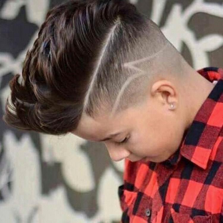 Стрижки для мальчиков с узорами