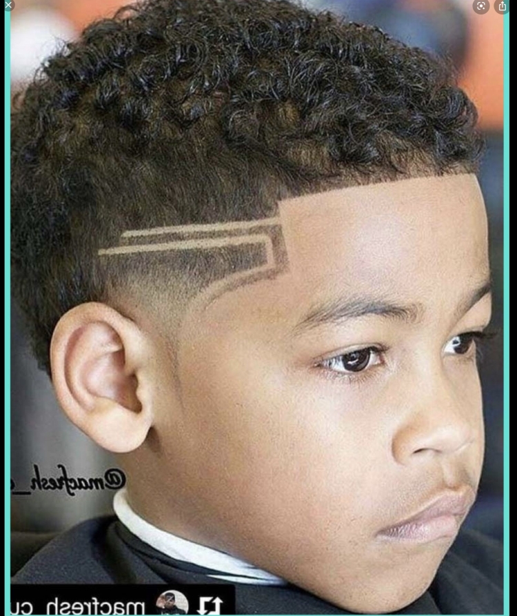 Полоски на голове для мальчиков