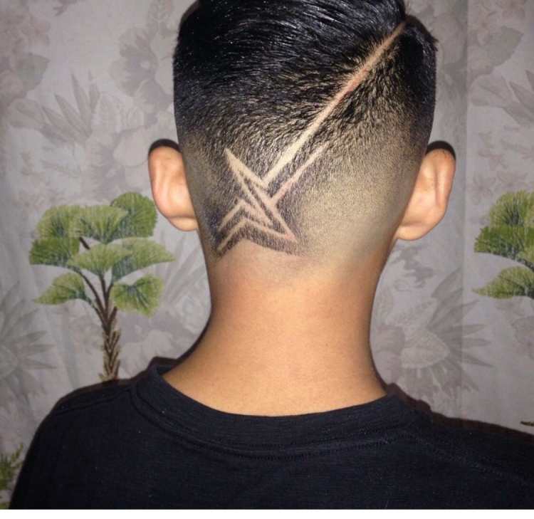 Стрижки для мальчиков с узорами