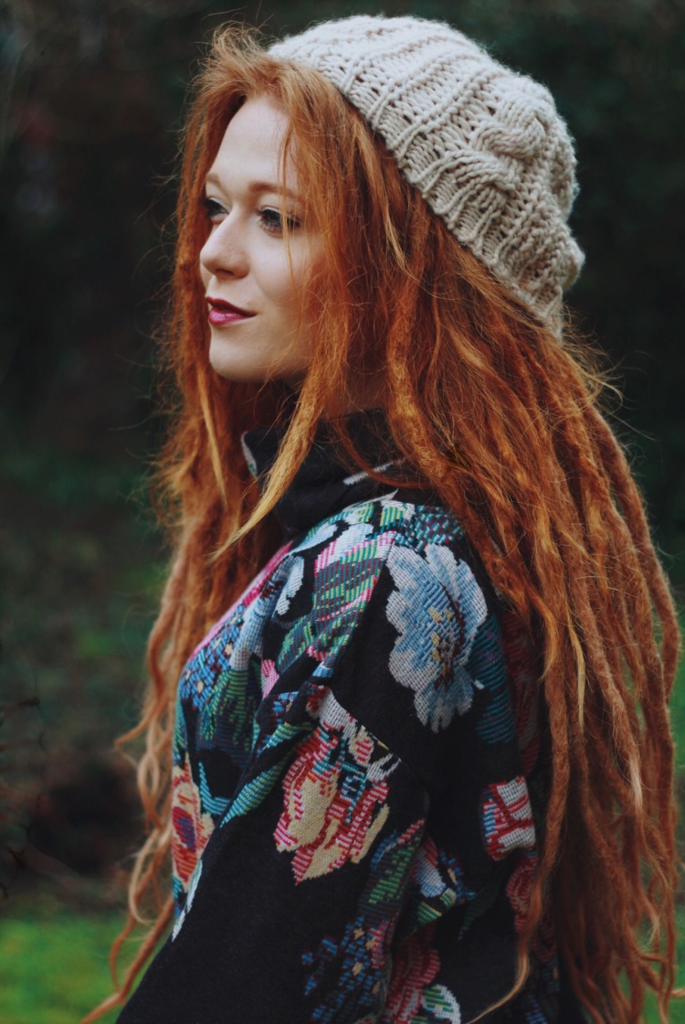 Дреды рыжие женские