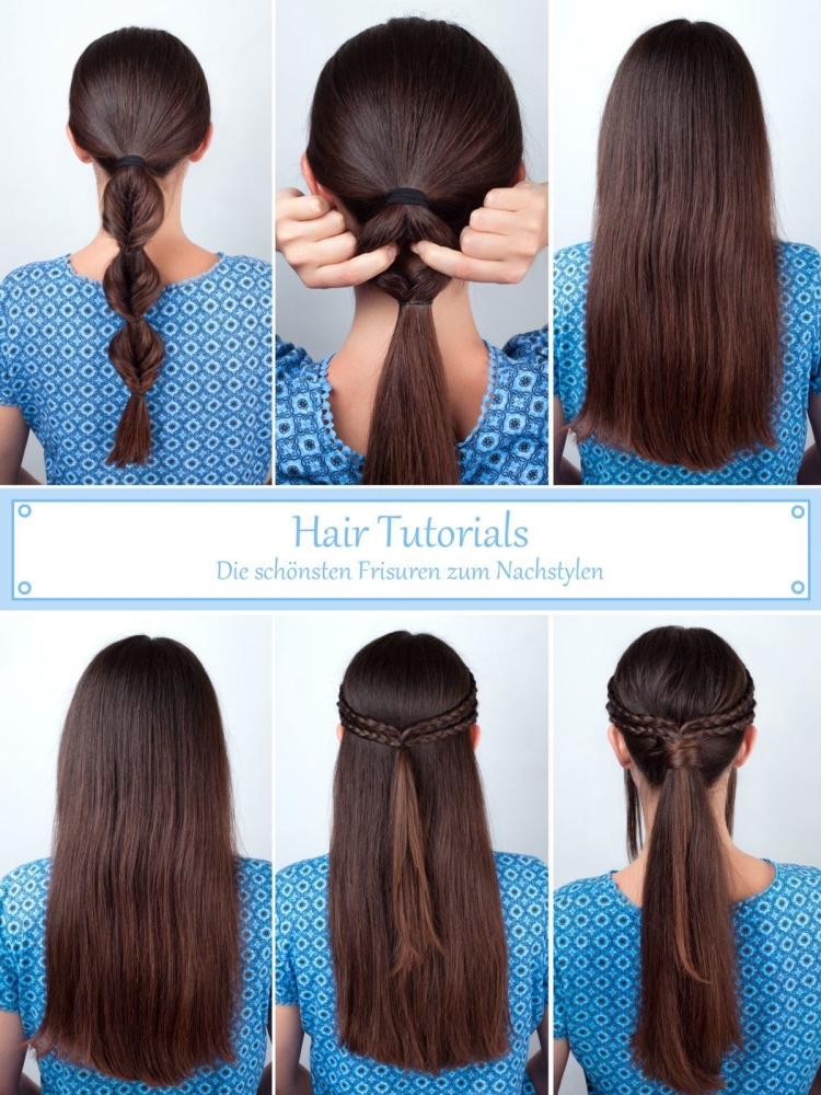 Лёгкие причёски в школу самой