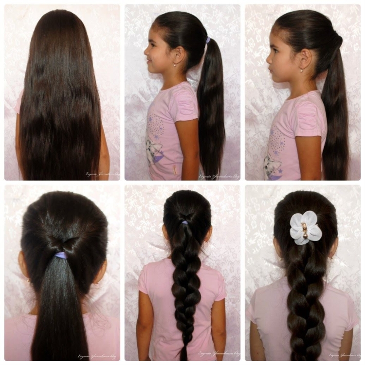 Быстрые и красивые прически для девочек в школу