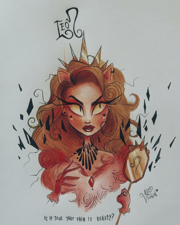 Tim Burton Art знаки зодиака