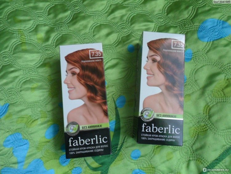 Фаберлик краска для волос Королевское манго