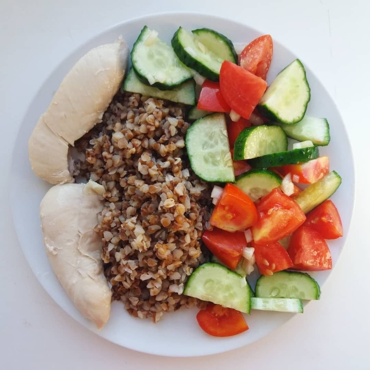 Правильное питание гречка с овощами