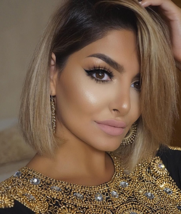 Цвет волос для карих глаз и смуглой