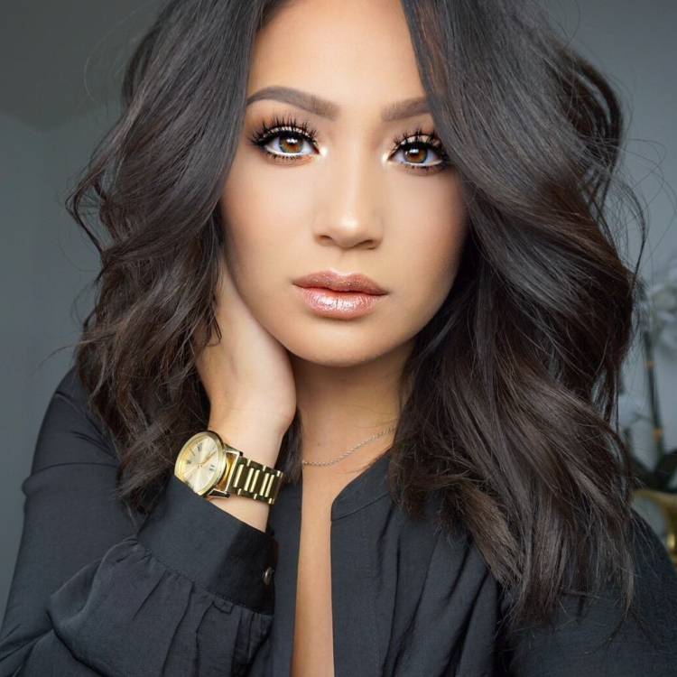 Красивые оттенки волос для брюнеток