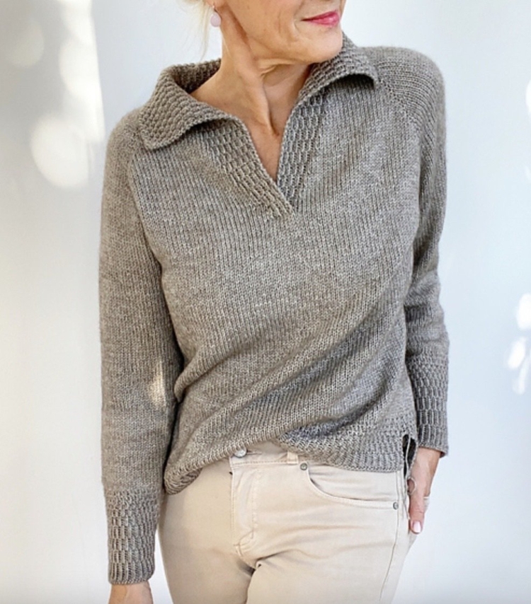 Пуловер поло Вяжи ру