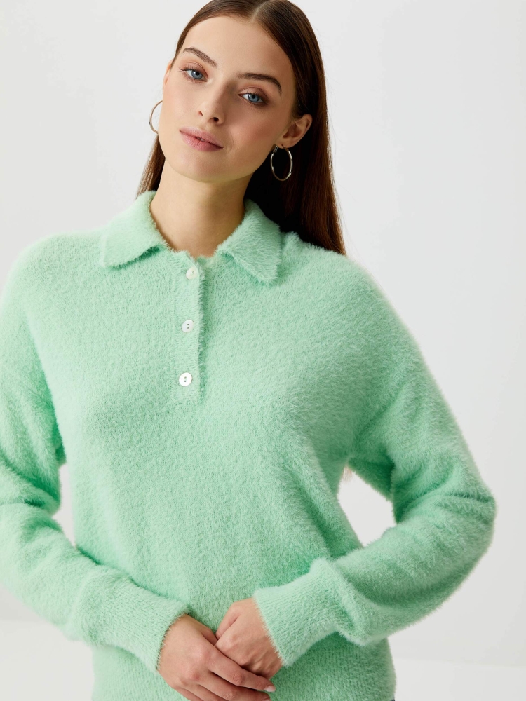 Sela поло вязаное