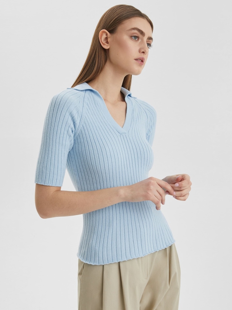 Вязаное поло Lime