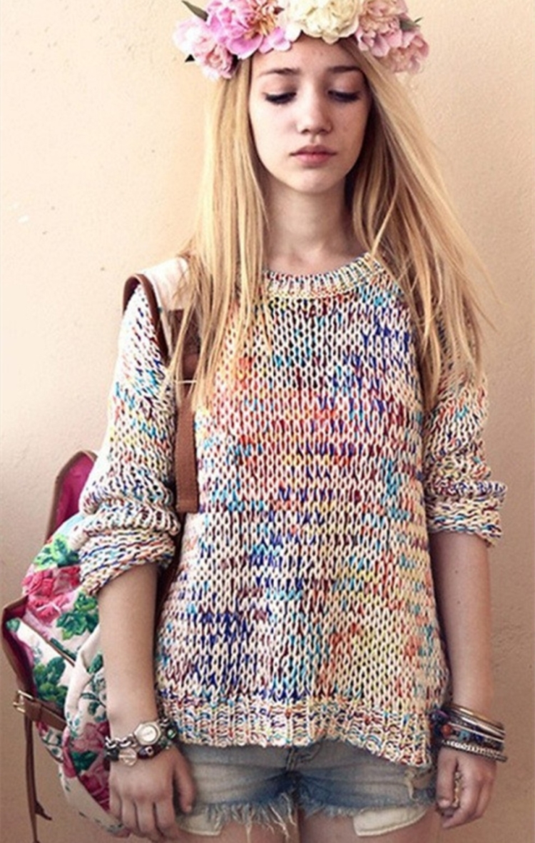 Необычные свитера женские