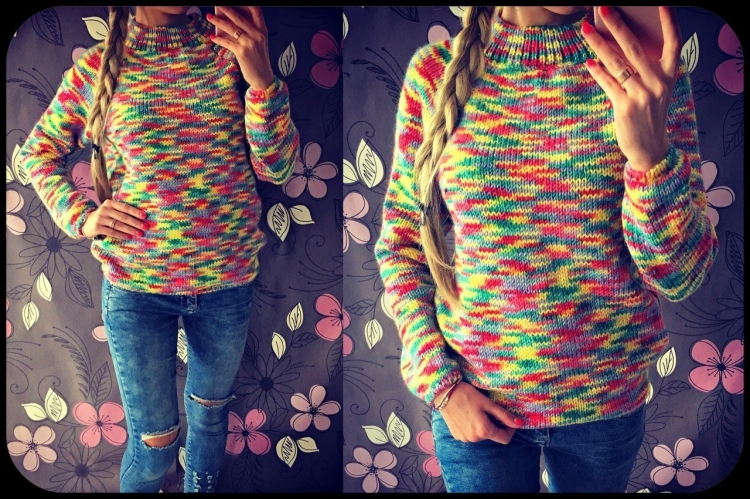 Вязаные кофты женские разноцветные