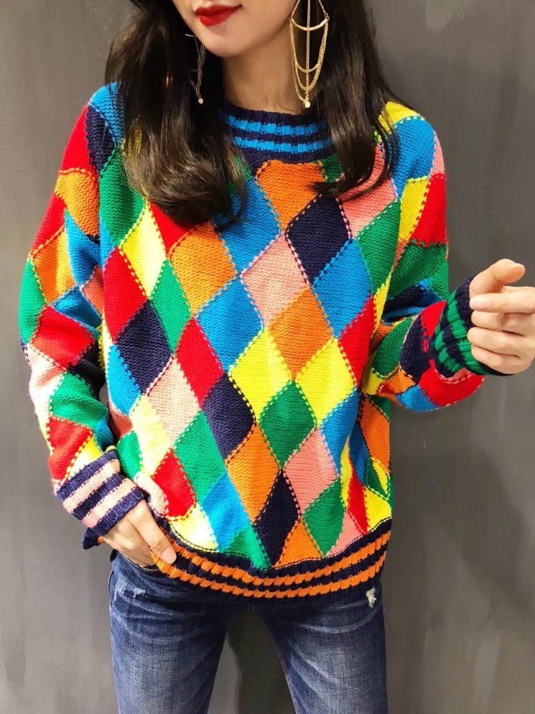 Пестрый свитер
