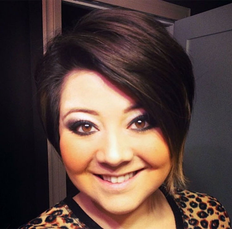 Стрижка Боб каре на толстое круглое лицо